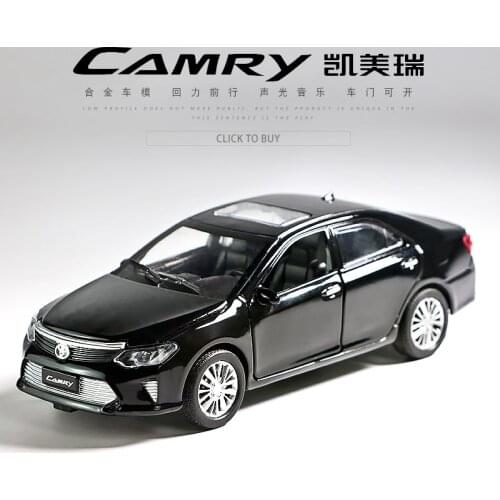 1/32 Diecasts & Toy Vehicles TOYOTA CAMRY Car Model With Sound&Light Collection Car Toys For Boy Children Gift brinquedos