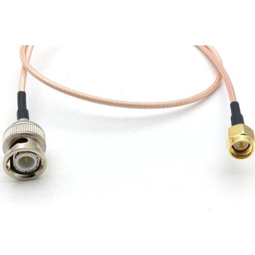 500PCS 50ohm BNC male TO SMA male RG316 coaxial cable