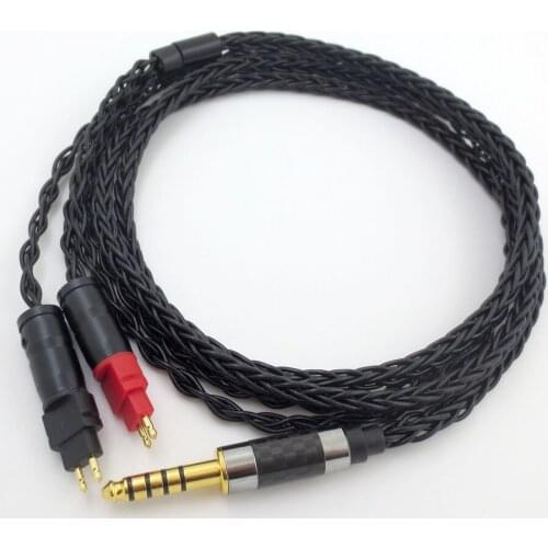 Headphone Adapter Audio Cable Core Silver Plated OCC Earphone Cable For Sennheiser HD580 HD600 HD650 HD660S