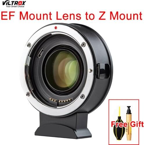 VILTROX EF-Z2 0.71x Lens Adapter Auto Focus Eye Focus IS Anti-Shake Adapter for Canon EF Mount Lenses to Nikon Z Camera Z6 Z7