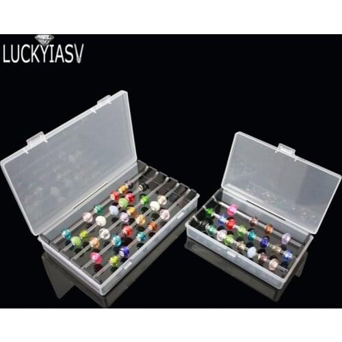 Acrylic Pandora Box Charm Beads Bracelet Ring Holder Jewellery Organizer JewelryTray Diy Finding Display Stand Storage Case Rack