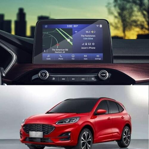 Car Styling Display Film GPS Navigation Screen Protector for Ford Escape kuga Focus MK4 2019 2020 Navigation Accessories