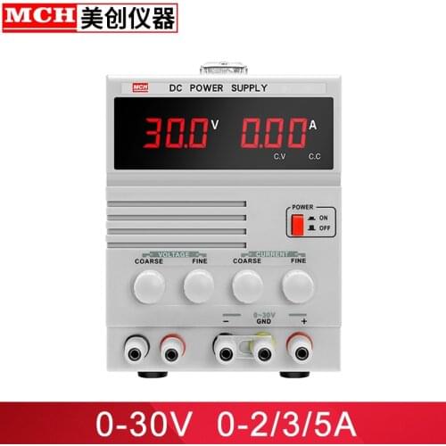 DC Power Supply 30V 2A 3A 5A Adjustable with 5V 2A Fixed Output Linear DC Regulated Power Supply Benchtop Power Supply 305B 303B