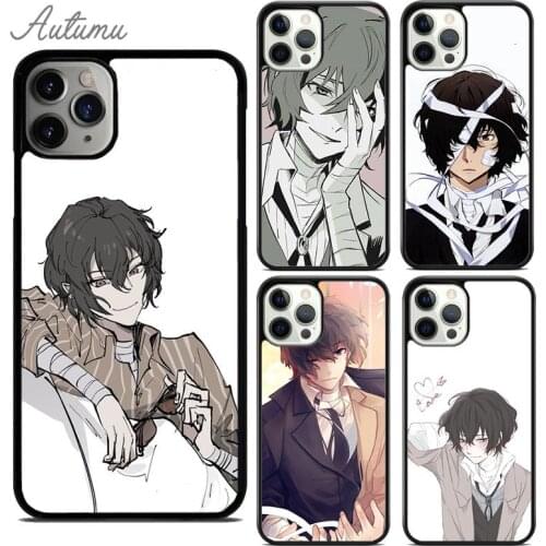 Dazai Osamu Bungou Stray Dogs Phone Case for iPhone 11 12 Pro Max mini X XR XS SE 2020 5 6S 7 8 Plus Samsung S9 S10 Cover shell