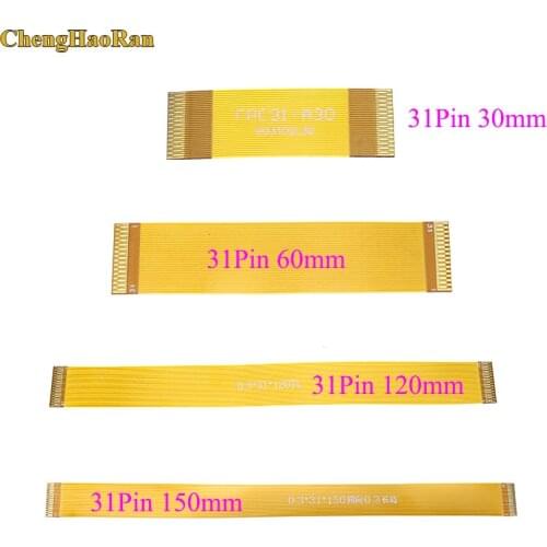 ChengHaoRan 1pcs Forward Direction 31 Pin FFC FPC Flexible Flat Cable Pitch 0.3mm Same Direction length 28mm-150mm