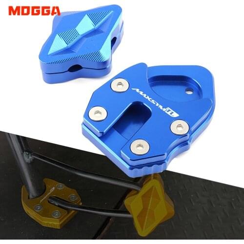 For SYM MAXSYM TL 500 Motorbike Anti-Wear Side Stand Enlarge & Support Kickstand Column Auxiliary Maxsym TL500 Maxsymtl 500 2020