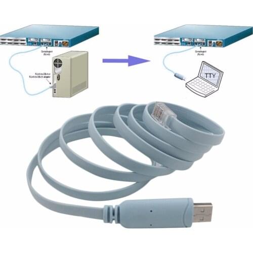 1.8M Length Cable USB TO RJ45 Console Serial Console Cable Express Network Routers Cable For Cisco Router For Huawei