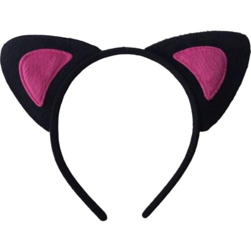 Korean Heart Cat Ear Headband Wool Cloth Tiger Headbands Cute Women Girls Party Festival Fantastic Hair Accessories Hair Band