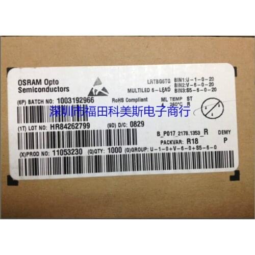 LRTBG6TG Germany OSRAM OSRAM 3528 RGB RGB full color black face new original authentic