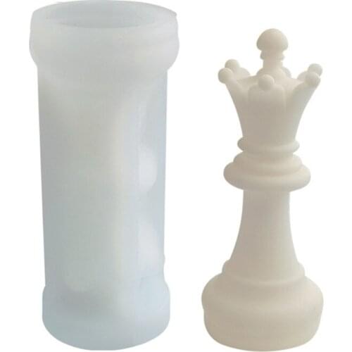 International Chess Candle Epoxy Resin Mold Aromatherapy Plaster Silicone Mould AXYD