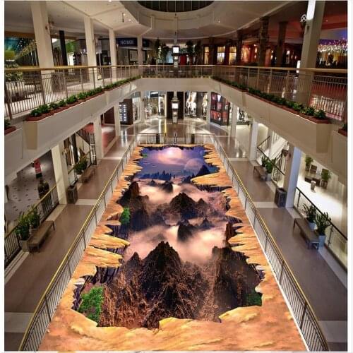 3D wallpaper floor for living room world Waterproof floor mural painting Photo floor wallpaper 3d stereoscopic