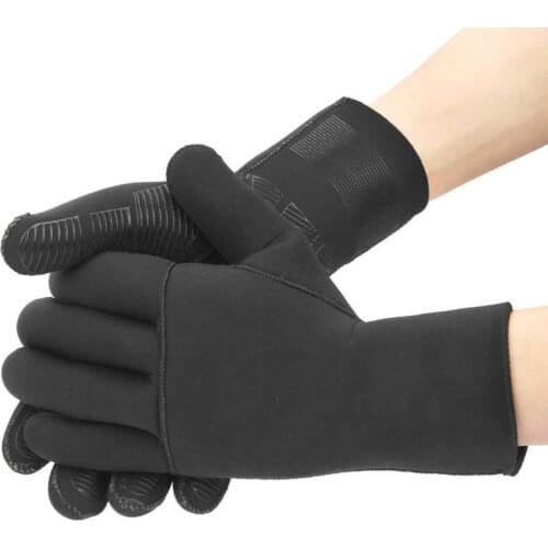 5MM Neoprene Diving Gloves Anti-skid Hand Guard Gloves Swimming Snorkeling Anti-Scratch Keep Warm Gloves Water Sports Equipment