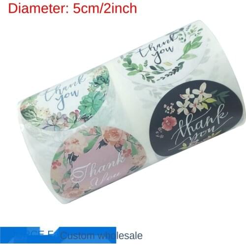 New rolled flower handicrafts thank you for sealing envelope decoration wedding decoration 5cm