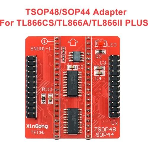 Original Adapters TSOP48/SOP44 ZIF adapter kit only for MiniPro TL866II PLUS TL866A TL866CS Programmer