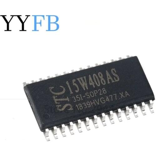 Original STC15W408AS-35I-SOP28 single-chip integrated circuit IC chip