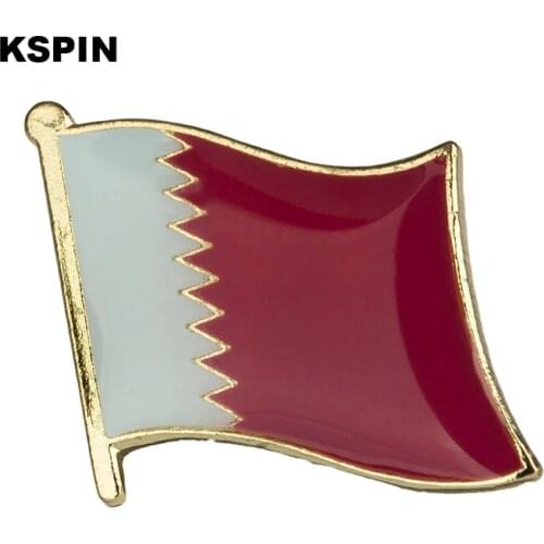 Qatar flag pin lapel pin badge Brooch Icons 1PC KS-0091