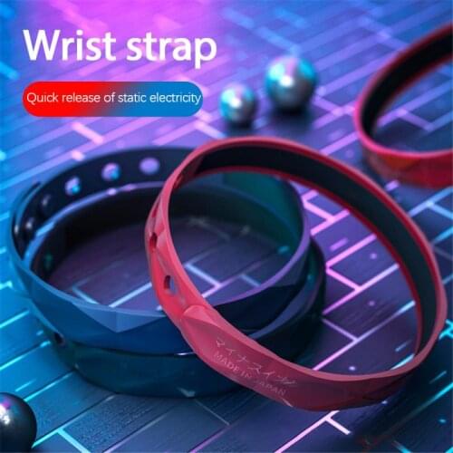 2021 New Anti-static Wrist Strap Adjustable Wireless Anti-static Bracelet Static Eliminator Human Body Electrostatic Releaser