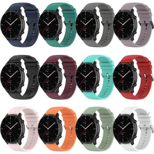 For Gtr2 Watchband Silicone Strap for Xiaomi Huami Amazfit gtr 2/47mm Bracelet Band 22mm Sport Wristband Correa for Stratos 3 2