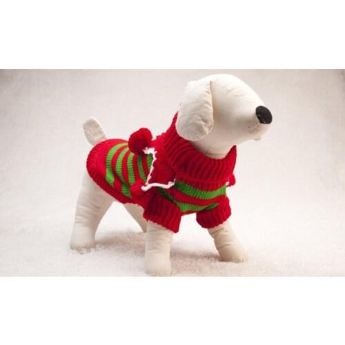 Pet dog cat Christmas sweater winter lovely dog clothing pet coat clothes puppy festival clothes for pet Assorted size supply