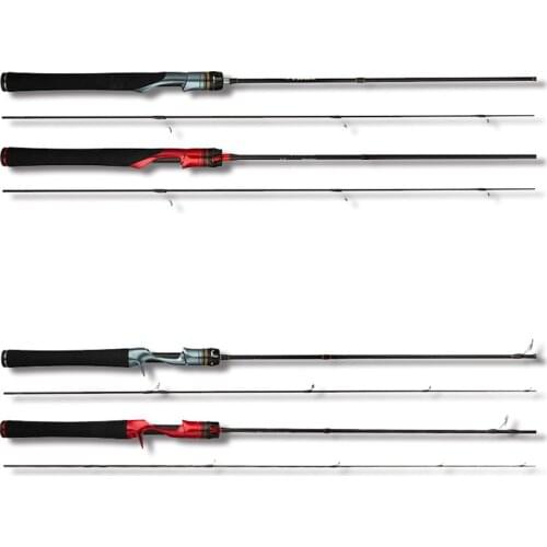 Fishing Rod Lure Rod Solid Carbon Tips UL Action Super Soft Spinning Rod Casting Rod Fishing Equipment Angling Pole EVA Handle