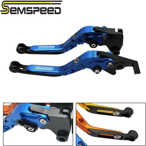 Semspeed Extendable Foldable Motorcycle Brake Clutch Levers Fits For Aprilia RSV MILLE / R 2004 2005 2006 2007 2008 Accessories