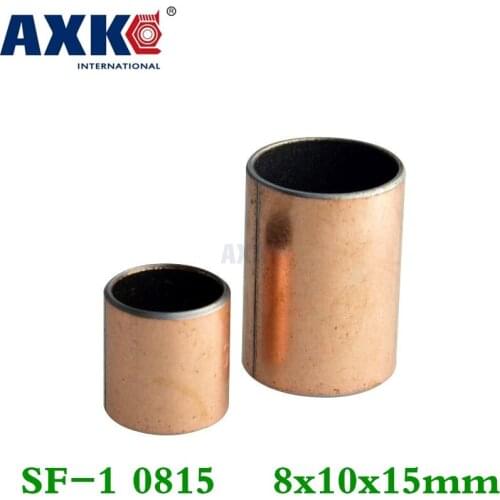 Sf-1 0815 8x10x15 Mm 10pcs Self Lubricating Composite Bearing Bushing Sleeve Free Shipping Sf1