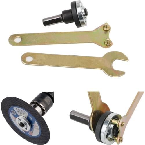 NICEYARD 1 set 10mm Electric Drill Conversion Angle Grinder Connecting Rod for Cutting Disc Polishing Wheel