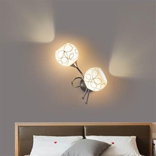 Nordic Modern LED Wall Lamps For Restaurant Living Room Bedroom Creative Fashion Indoor Corridor Contracted Lighting Luminaire