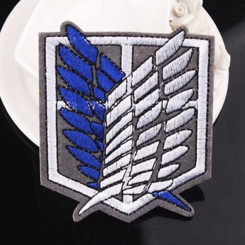 Embroidered Patches Japanese Anime Patch On Clothes Iron On Patches For Clothing DIY Patch Sewing On Garment Apparel Accessories