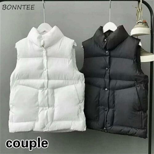 Big Size 4XL Vests Women Chic Fashion Spring Fall College Casual Couples Outwear BF Style Simple Stylish Harajuku Unisex Clothes