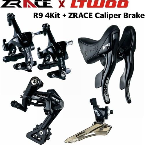 ZRACE BR-001 Sattel Bremse + Shifter + Schaltwerke + Umwerfer, 5800,R7000, LTWOO R9 2x11 geschwindigkeit, 22s Road 5Kit