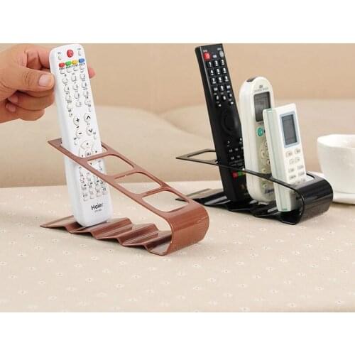 1PC New TV DVD Step Practical Four Remote Control Frame Plastic Remote Control Bracket Mobile Phone Holder Stand Rack Up To 4