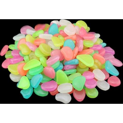 1000g/500pcs/lot 0.166 Square Meters Luminous Stone Villa Garden Fish Tank Cobblestone Artificial Luminous Stone