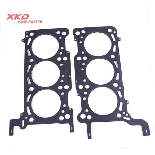 2pcs Engine Cylinder Head Gaskets For T-ouareg V-W A-UDI A4 A5 S5 S6 Q5 Q7 3.0T