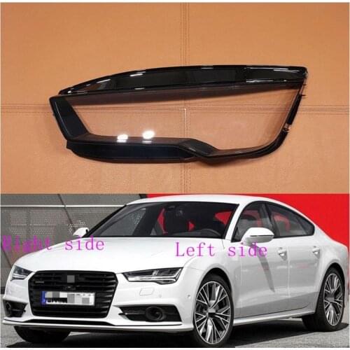 For AUDI A7 S7 RS7 2015 2016 2017 2018 Headlight Shell Lamp Shade Transparent Cover Headlight Glass Headlamp Cover