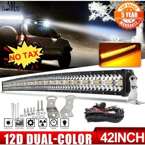 CO LIGHT 3-Row Strobe LED Work Light 22 32 42 50 inch Offroad Led Bar Combo Led Car Light for Truck ATV 4x4 Driving Lamp 12V 24V