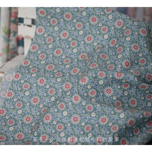 Dailylike 50*160Cm Cotton Fabric Printed Cloth Sewing Quilting Fabrics For Patchwork Needlework DIY Handmade Accessories