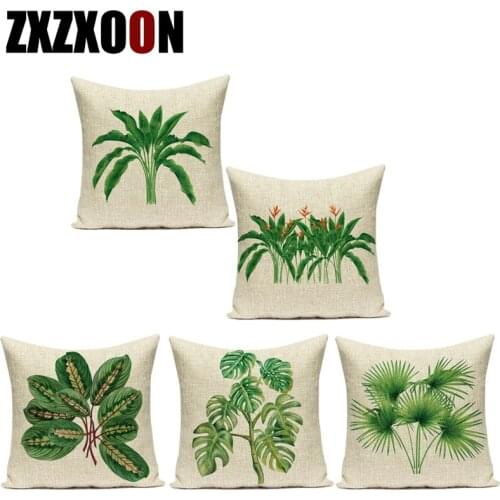 Farmhouse Home Decor Decorative Pillows Case Polyester Pillow Cushion Cover for Sofa Home Living Room Pillowcase