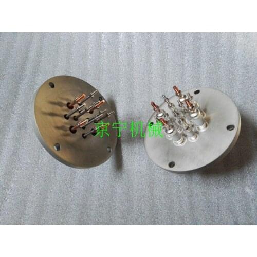 Customized Vacuum Electrode Flange CF Electrode Flange KF Electrode Flange ISO Electrode Flange
