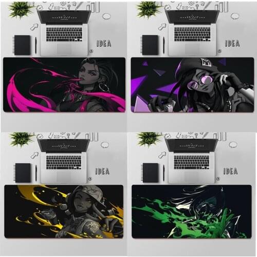 Gaming Mouse Pad Large Mouse Pad PC Gamer Computer Mouse Mat Big Mousepad Keyboard Desk Mat XXL Carpet Valorant Mause Pad