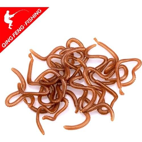 Artificial Soft bait fish sea worms road crank hook soft worm imitation of silkworm sand fishing bait