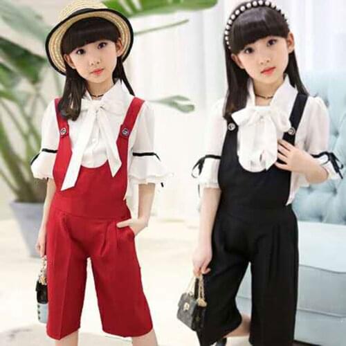 Girls Clothing Sets Summer Fashion girls Short sleeve T-shirt+Casual Short pants 2Pcs For 3T 4 5 6 7 8 9 10 11 12 Girls Clothes
