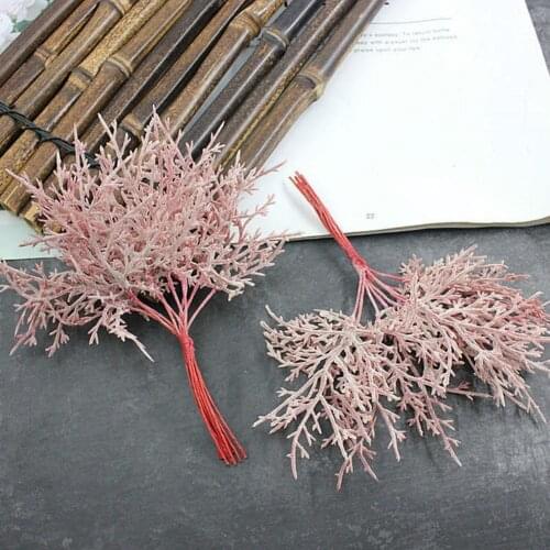 Lightweight Nice-looking Exquisite Acorns Leaf Artificial Flower for Friends