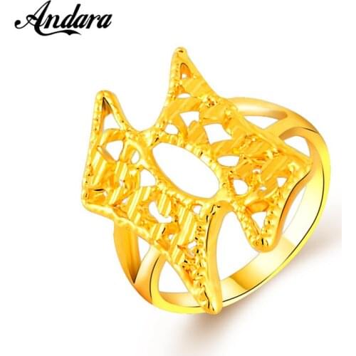 Fashion Gold Filled Rings For Women Bridal Jewelry Free Shipping New 2019