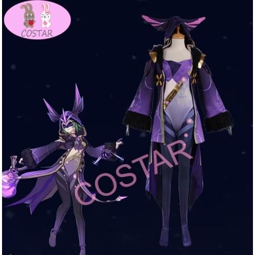 [Customized] Anime! Genshin Impact LeiYingShuShi Game Suit Lovely Uniform Cosplay Costume Halloween Carnival Party Outfit NEW