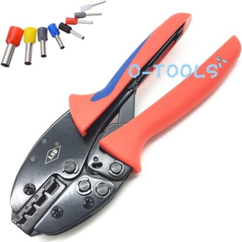 Wire crimping tools for cable ferrules 8-2AWG cord end sleeves crimp pliers insulated terminal hand crimper S-1035GF