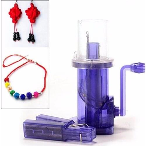 Durable Hand Knitting Machine Spool Knitter Wool Winder Craft Bracelet Weave Woven Tool For Decorating Knitwear Home Use Newest