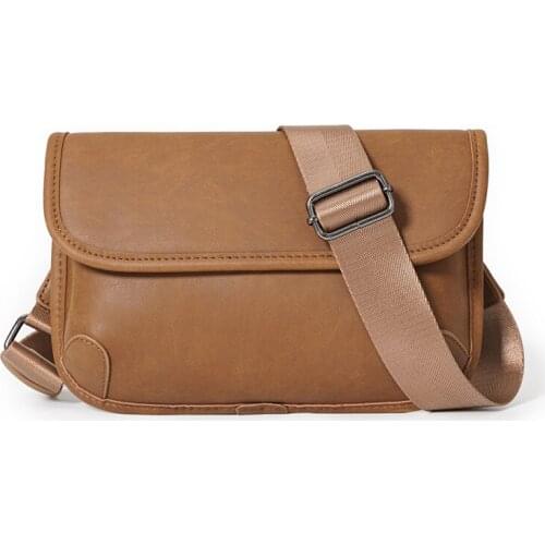 Yesetn Bag 06062021 Mens leisure chest bag single shoulder bag old fashion messenger bag
