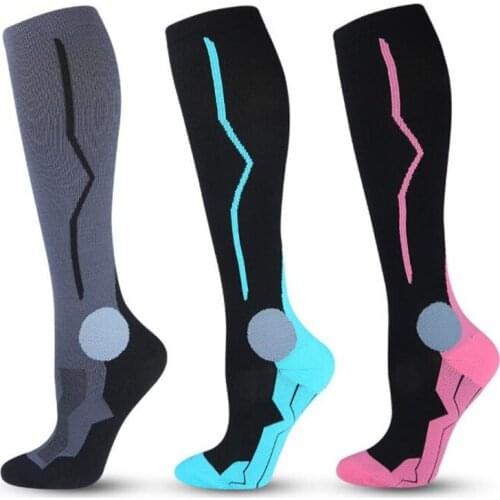 Adult Compression Cycling Socks Nylon Stockings Specializes Outdoor Running Fast-drying Breathable Sports Socks