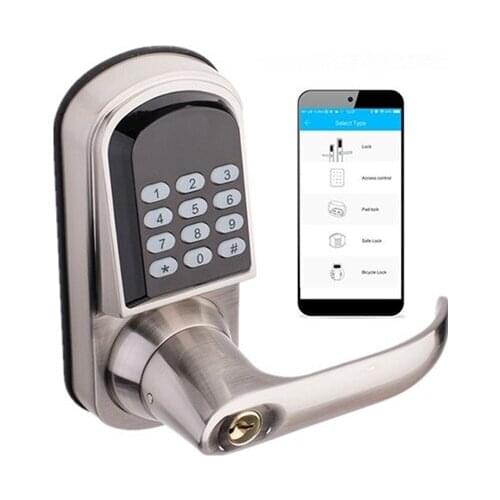 WIFI Password lock and Bluetooth Digital door lock with smart phone app for android and IOS (WIFI Gateway included price)